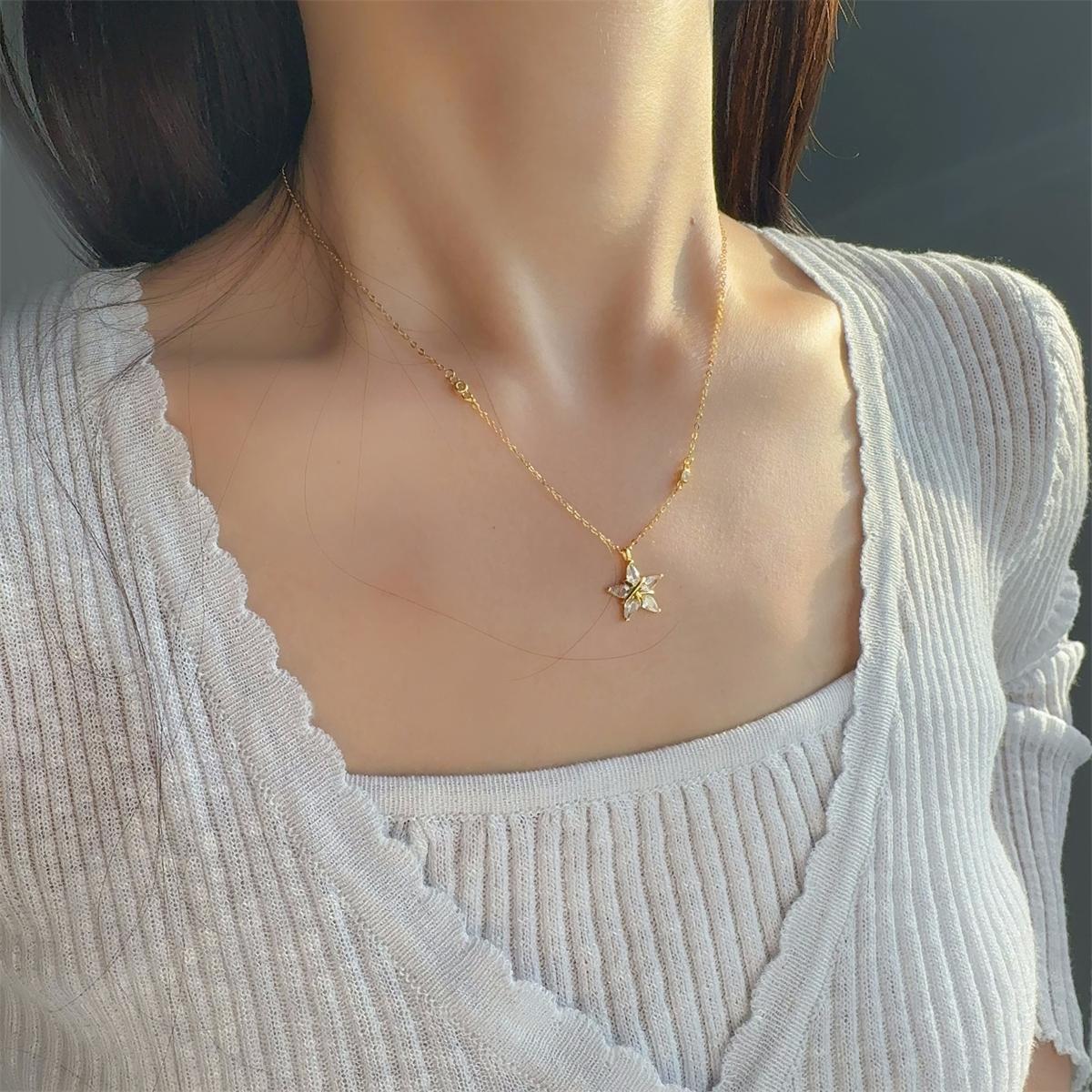 Knotted Star Pendant Necklace