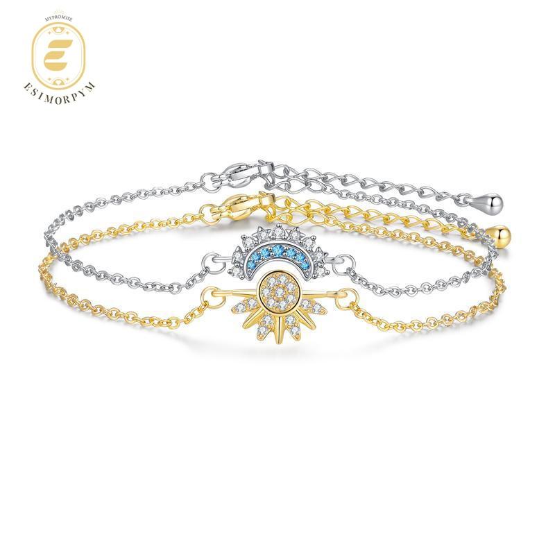 Sun Moon Bracelet Set