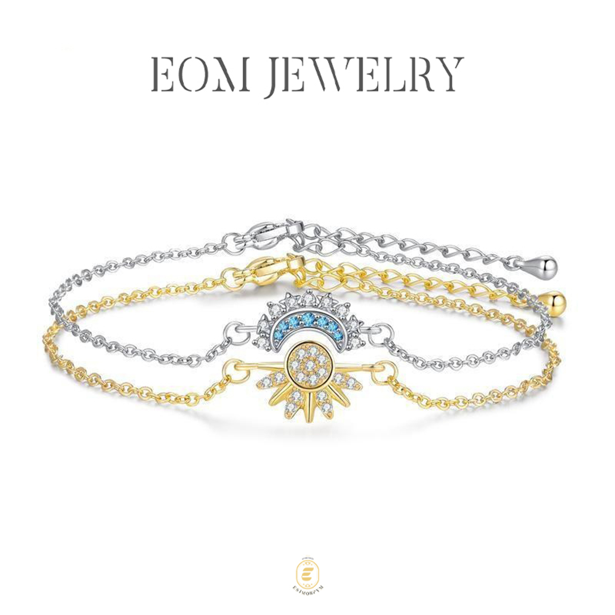 Sun Moon Bracelet Set