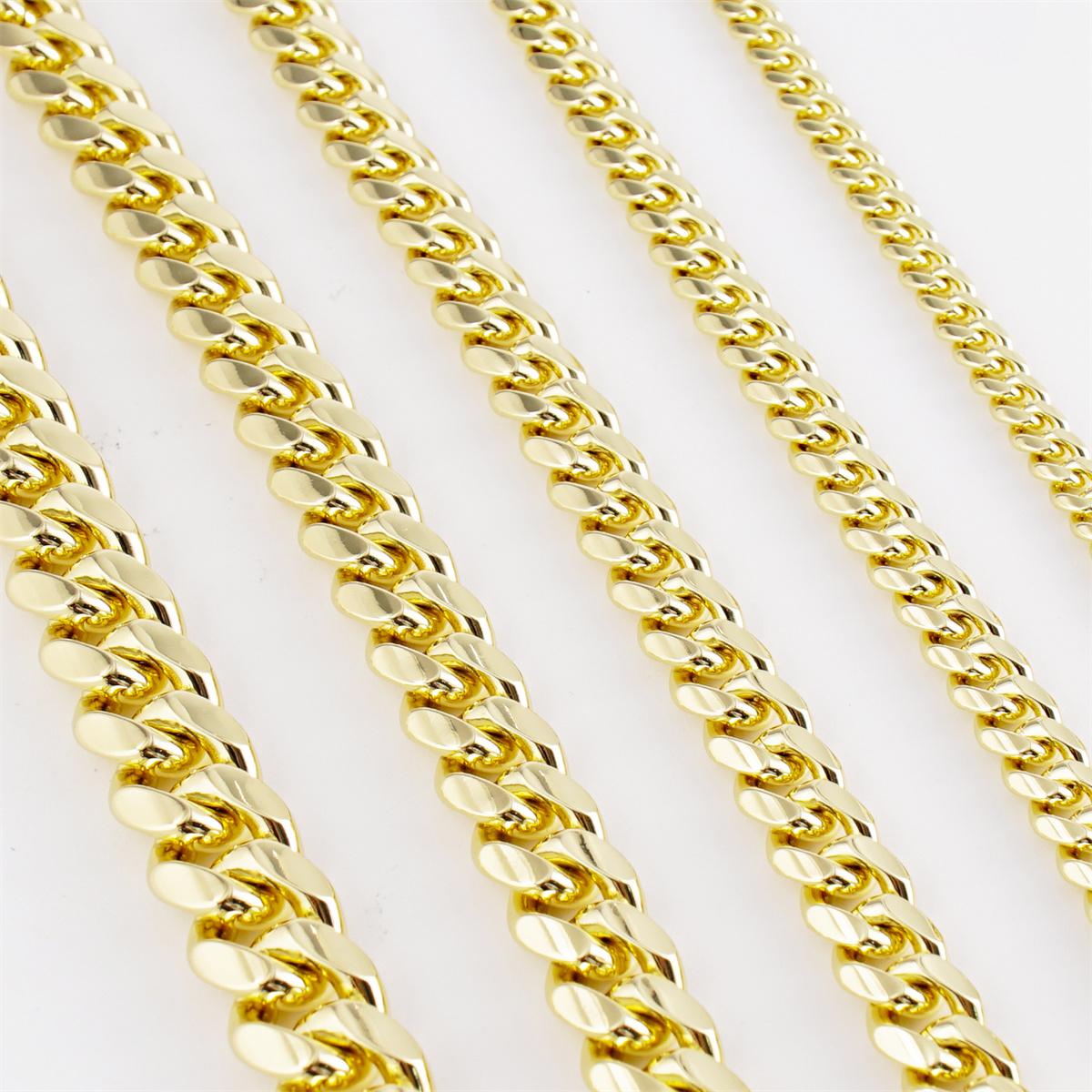 Moissanite Hip Hop Golden Cuban Bracelet