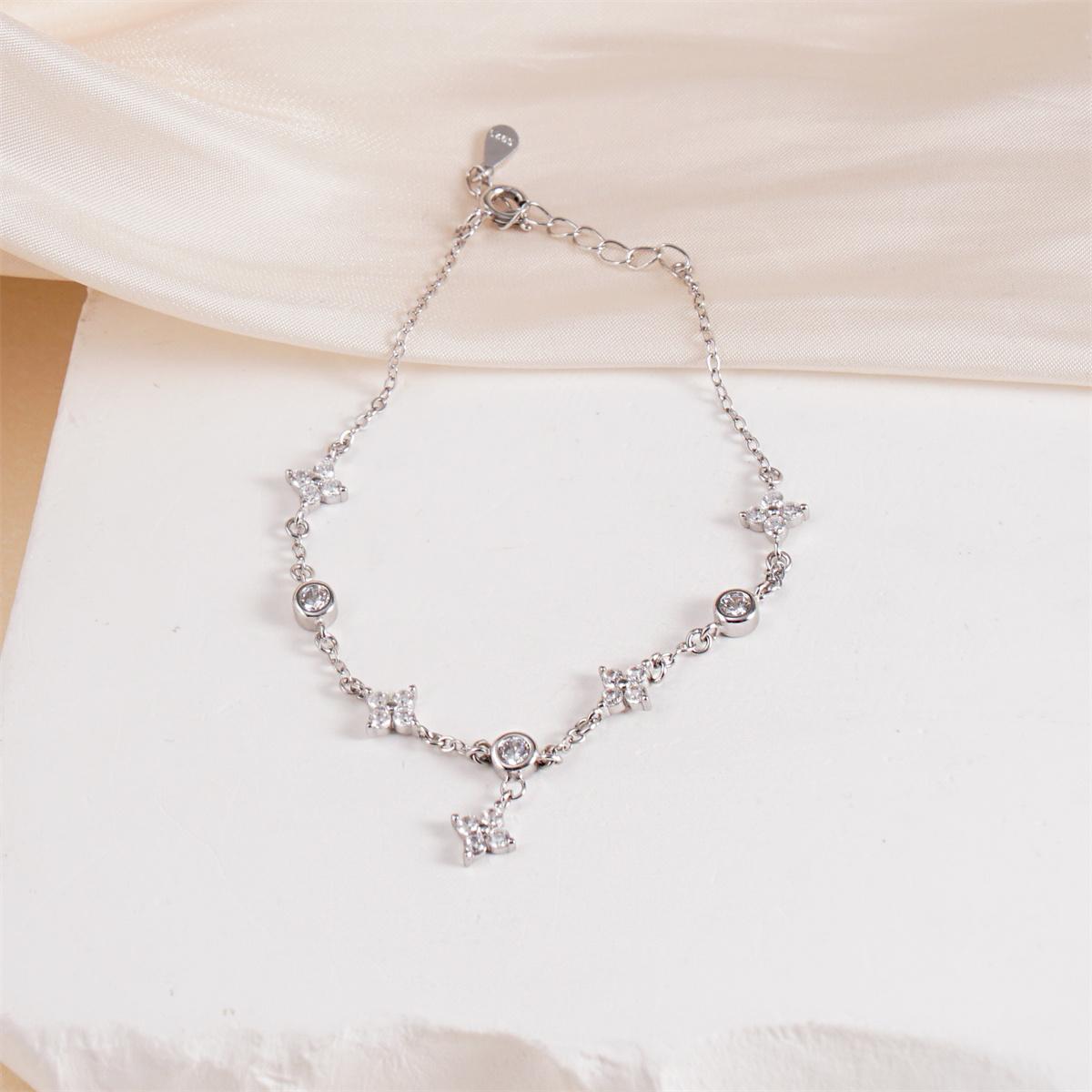 Bubble Floral Charm Bracelet