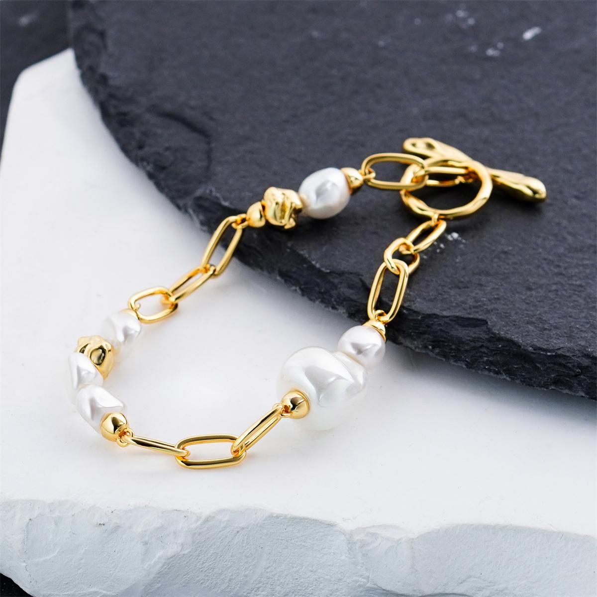 Baroque Charm Link Bracelet