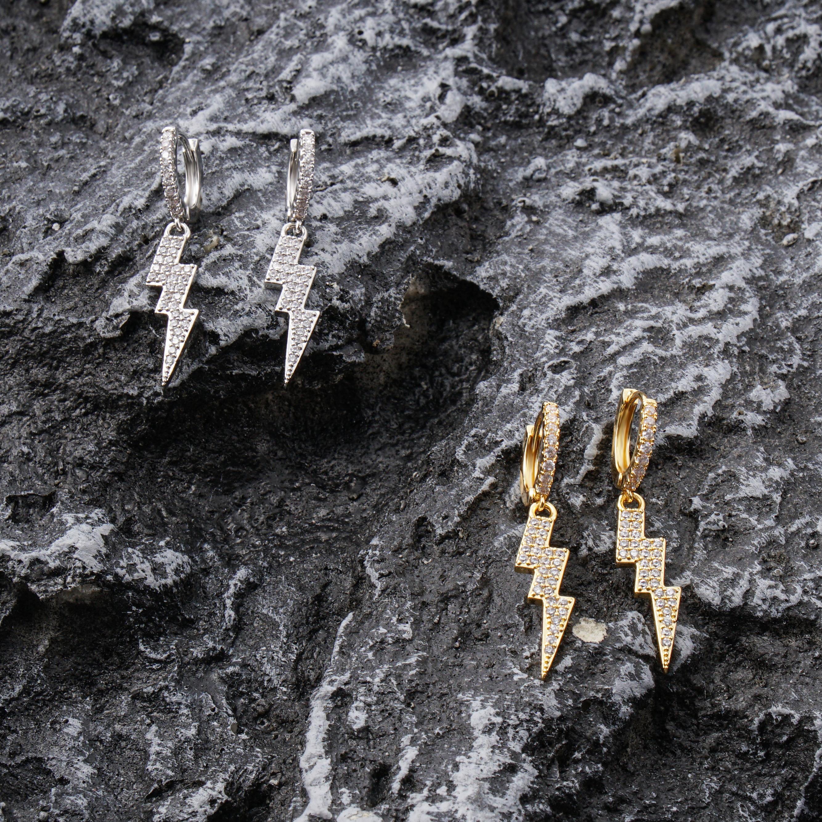 Sparkling Lightning Earrings