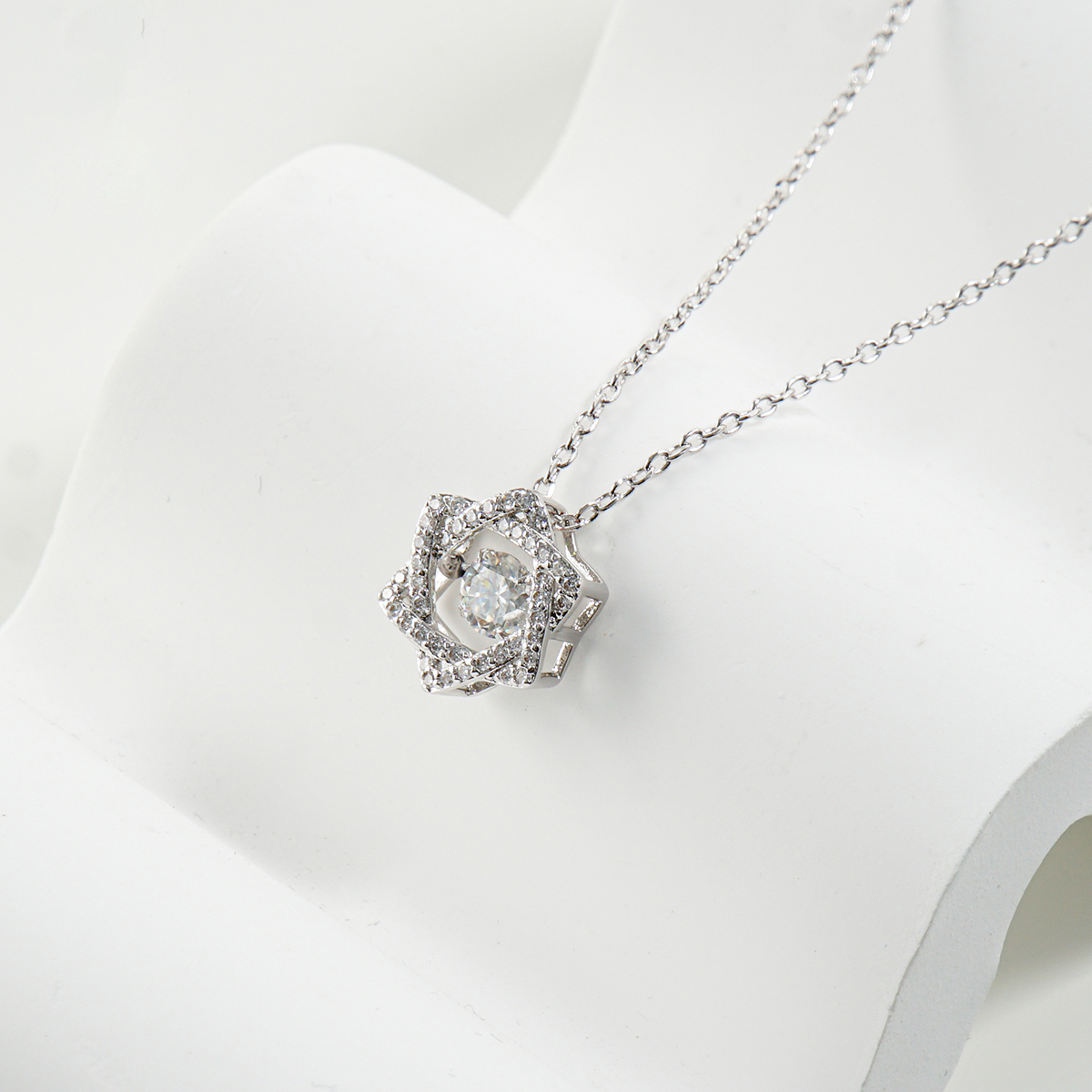 Moissanite Starlume Pendant Necklace 