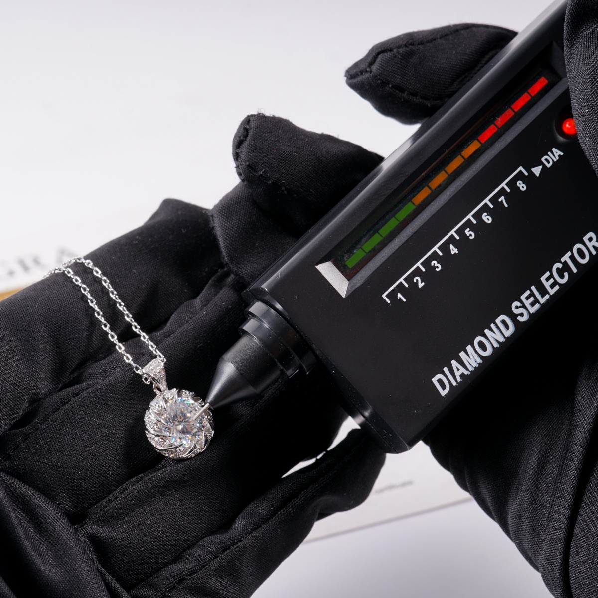 Moissanite 3ct Mysterious Heart Pendant Necklace 