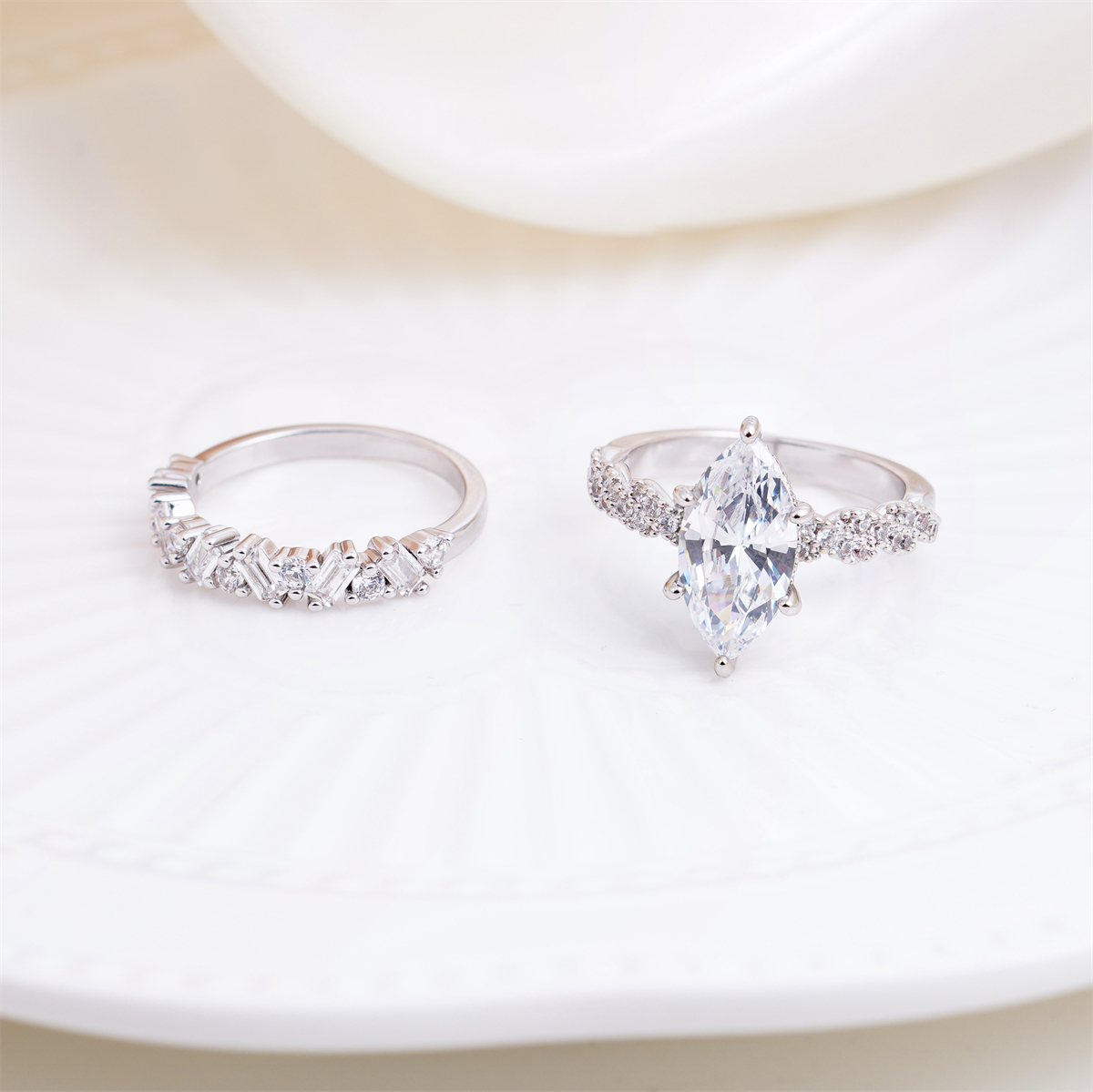 Eternal Marquise Bridal Ring Set