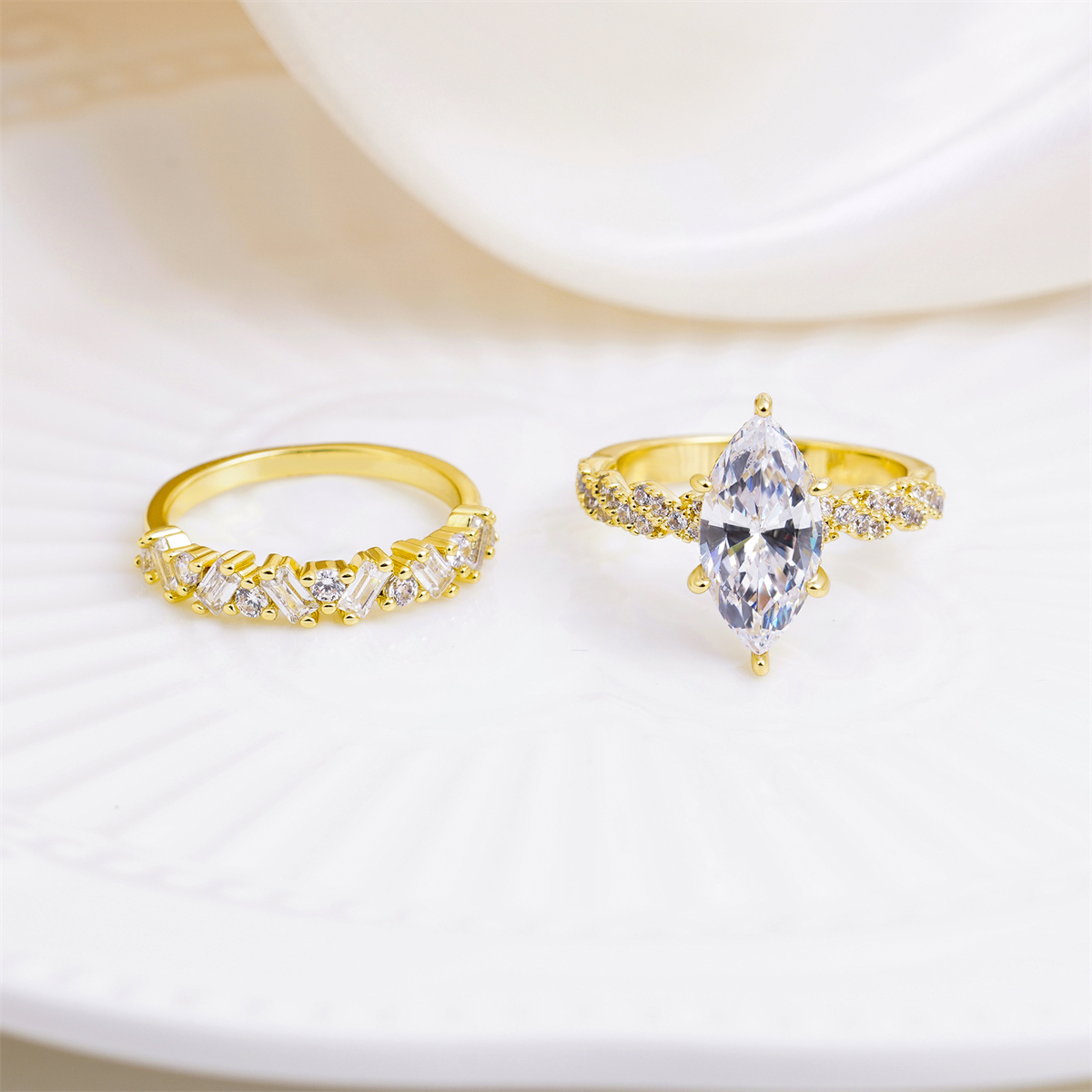 Eternal Marquise Bridal Ring Set