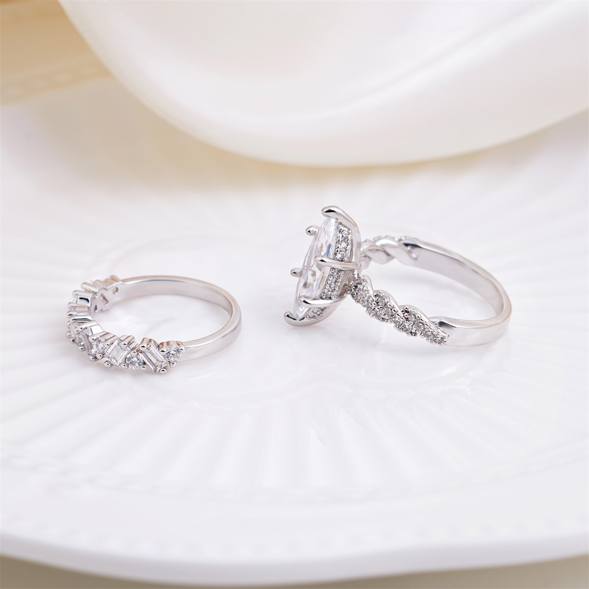 Eternal Marquise Bridal Ring Set