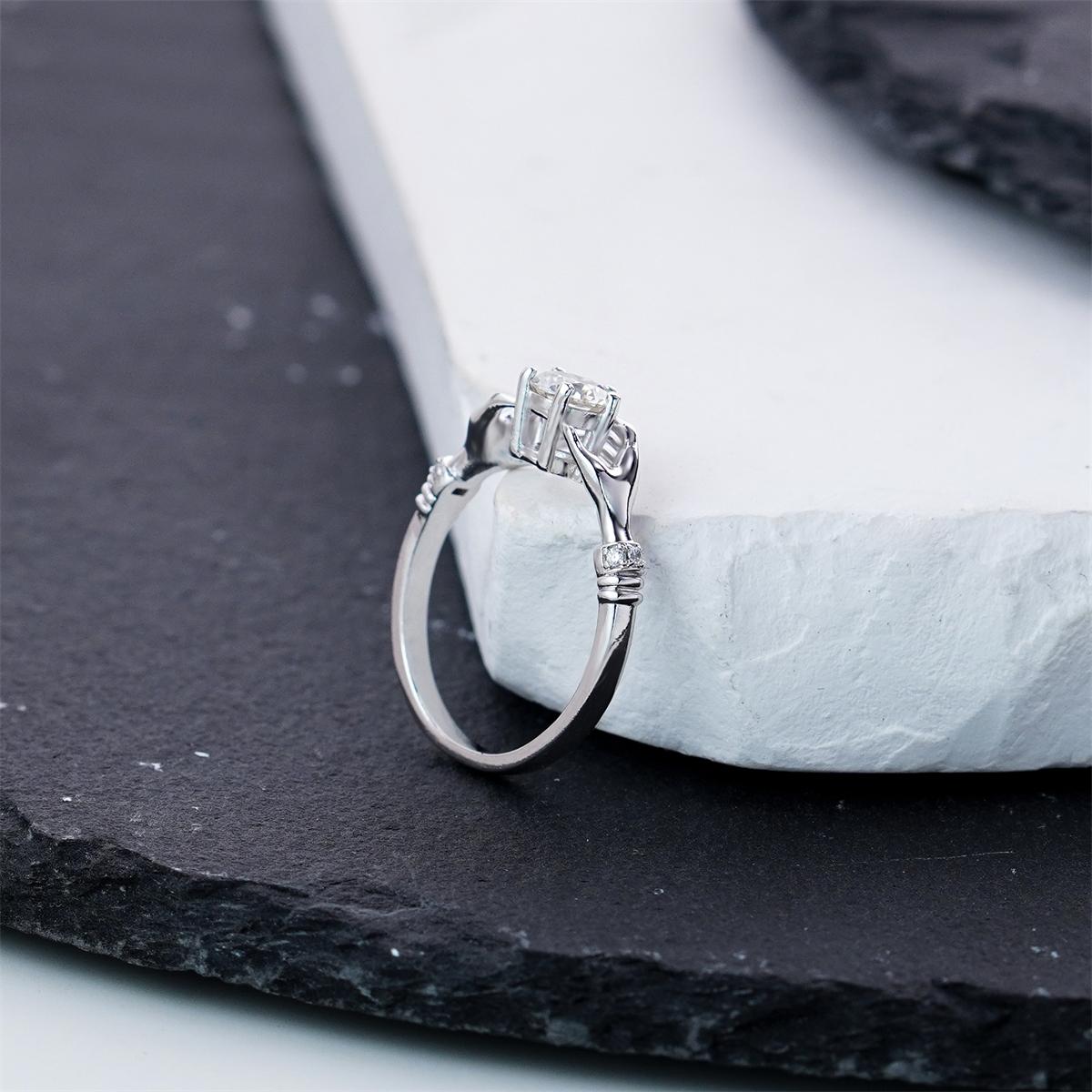Moissanite Eternal Vow Ring