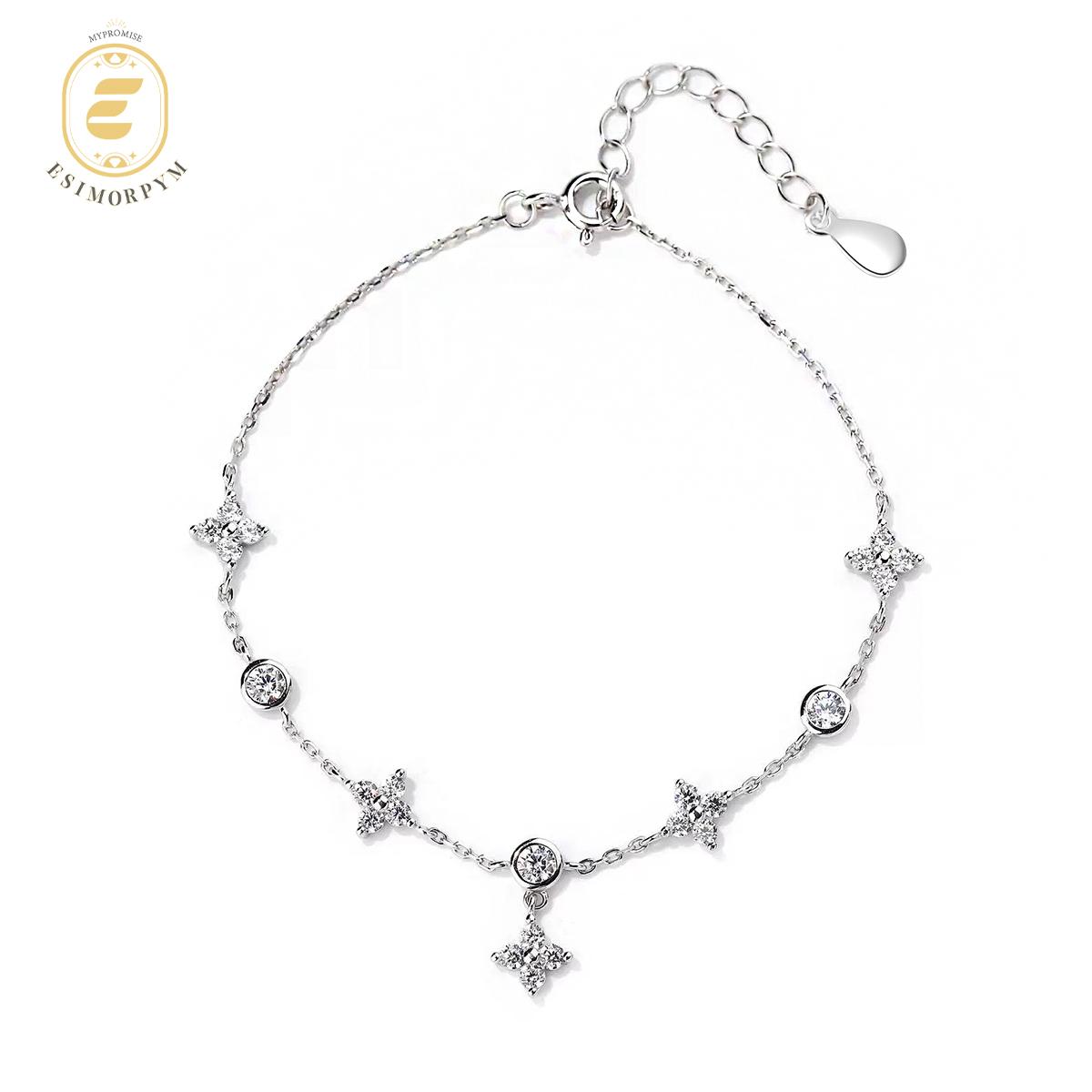 Bubble Floral Charm Bracelet