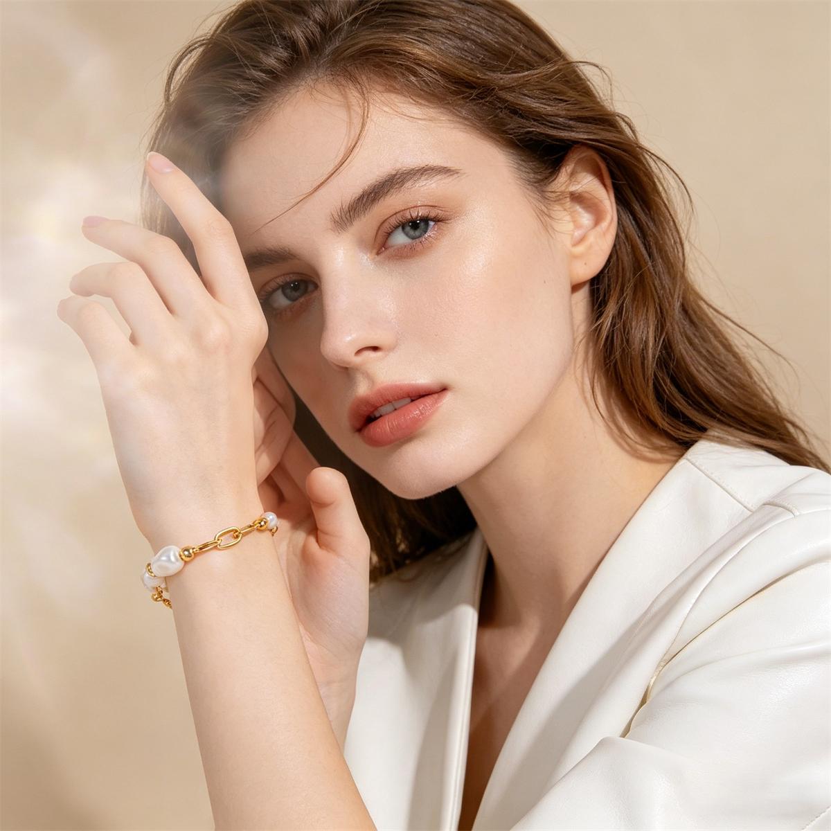 Baroque Charm Link Bracelet