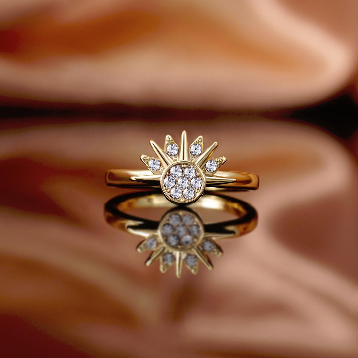 Romantic Sun & Moon Ring