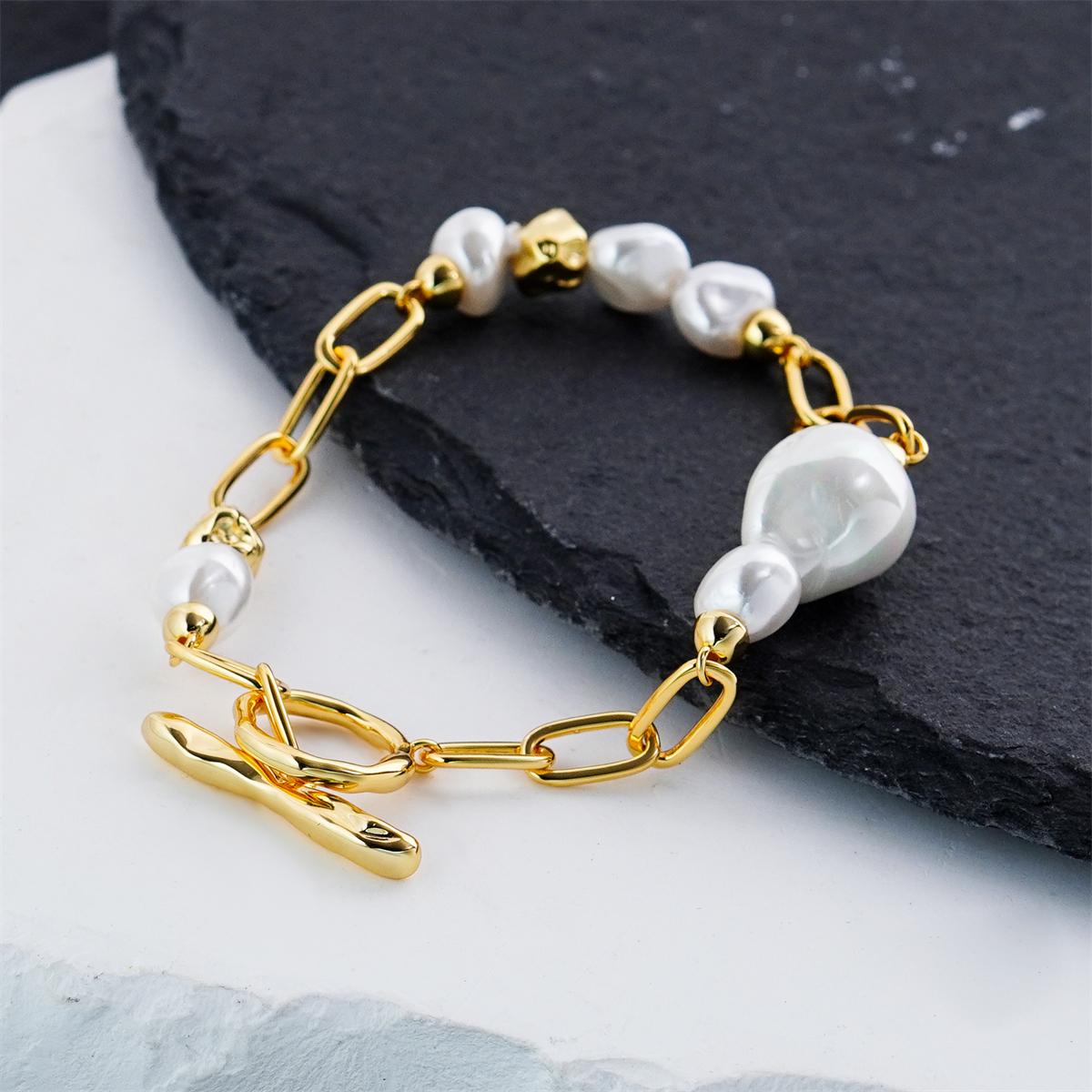 Baroque Charm Link Bracelet