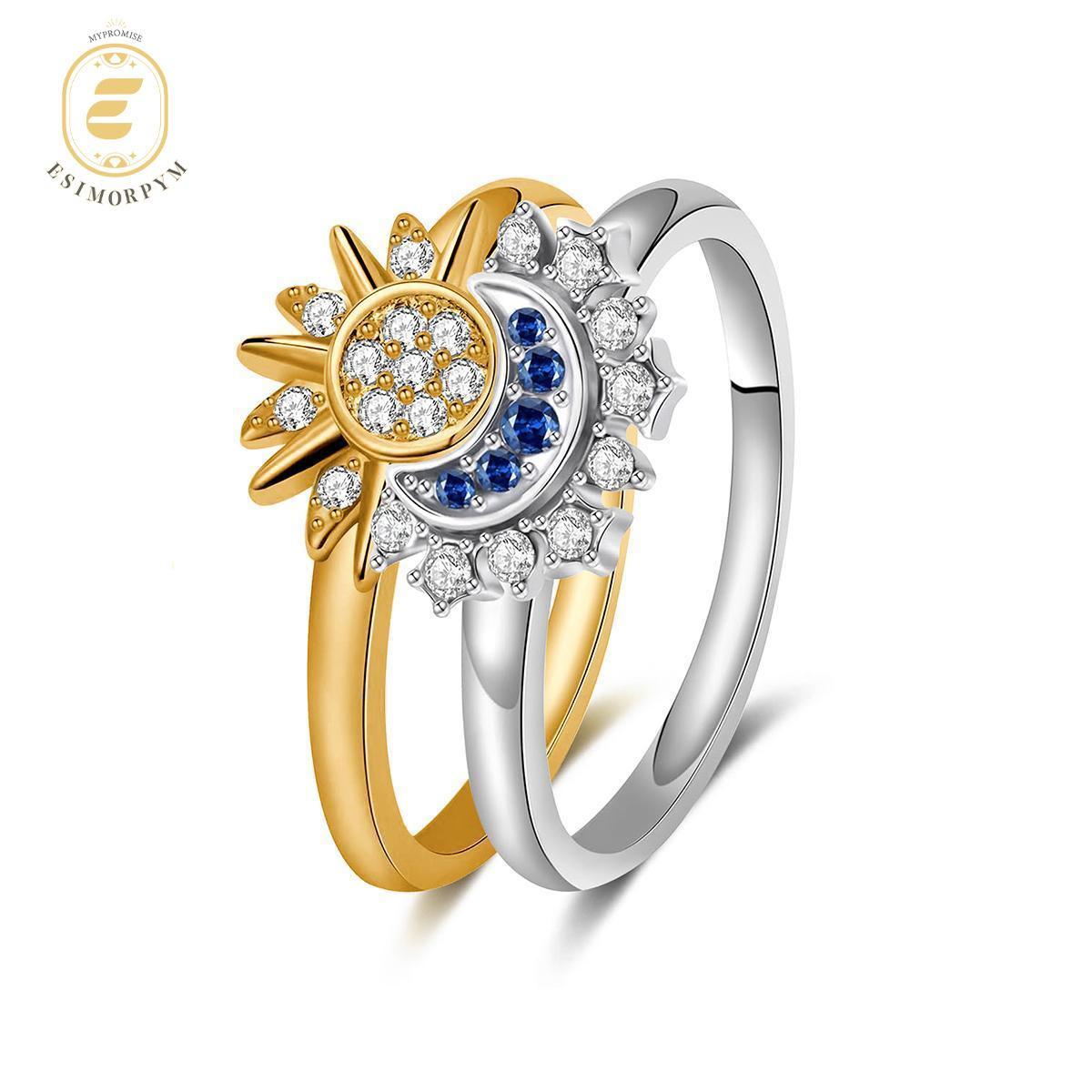 Romantic Sun & Moon Ring