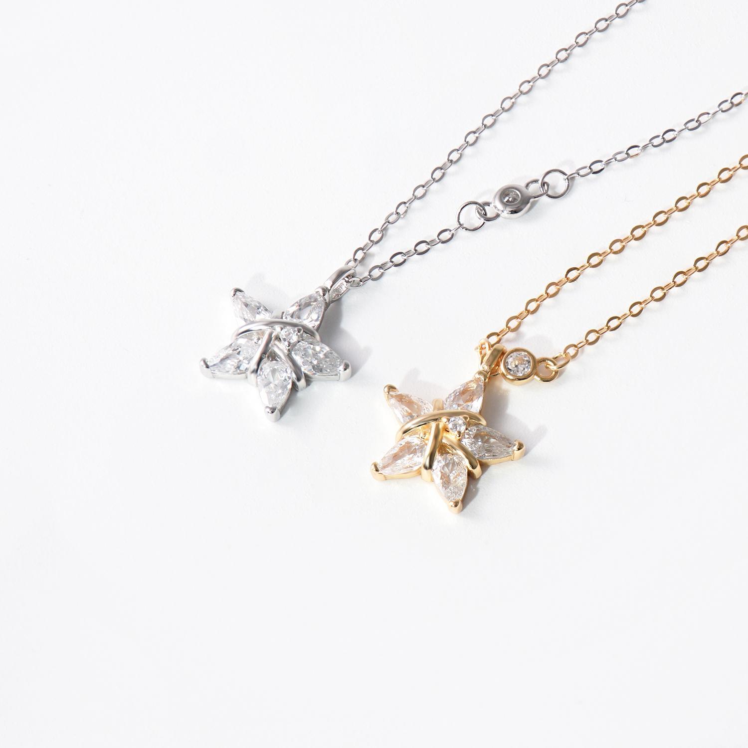 Knotted Star Pendant Necklace