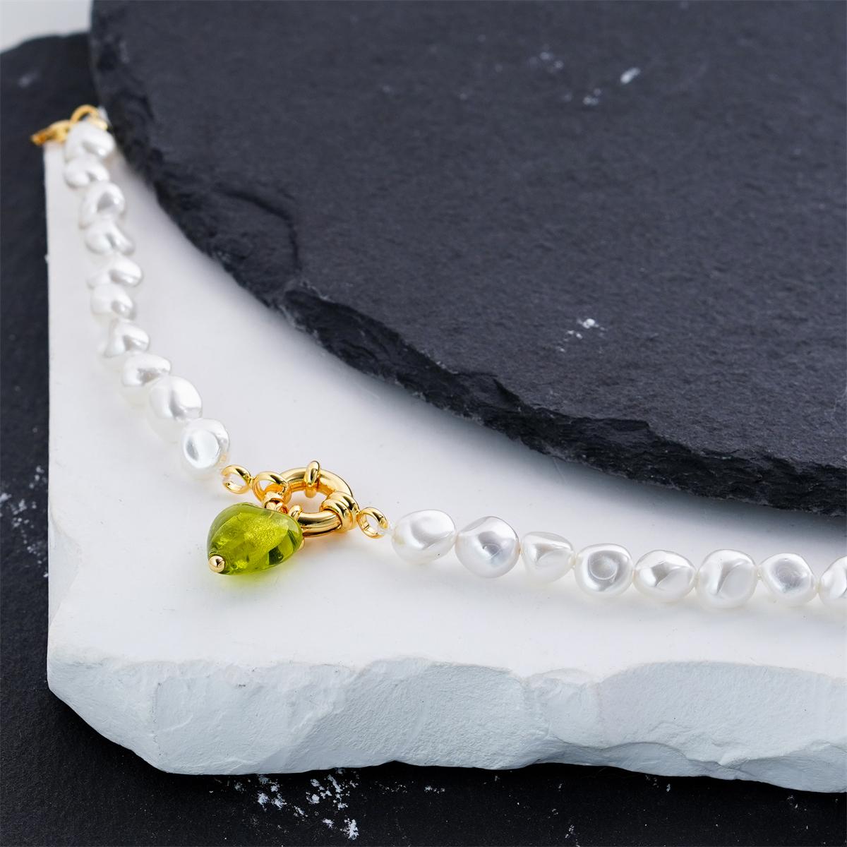 Moonlit Forest Heart Baroque Bracelet