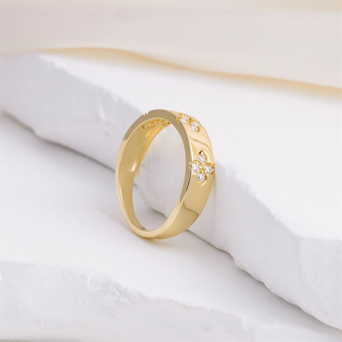 Moissanite Love in Bloom Eternity Promise Ring