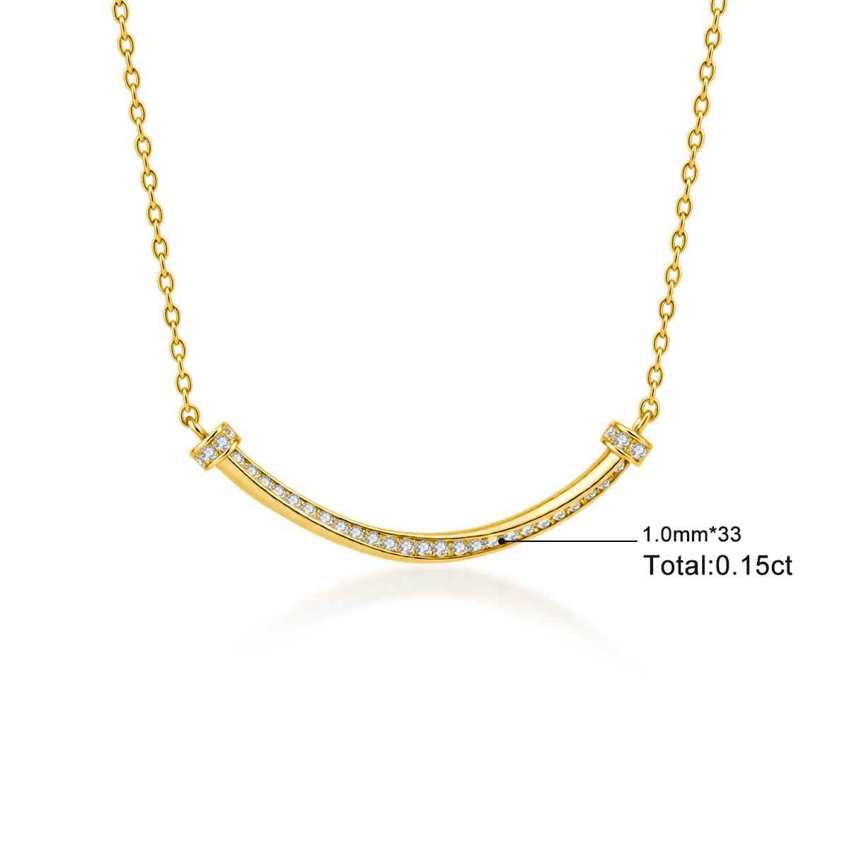 Luna Curve Pendant Necklace