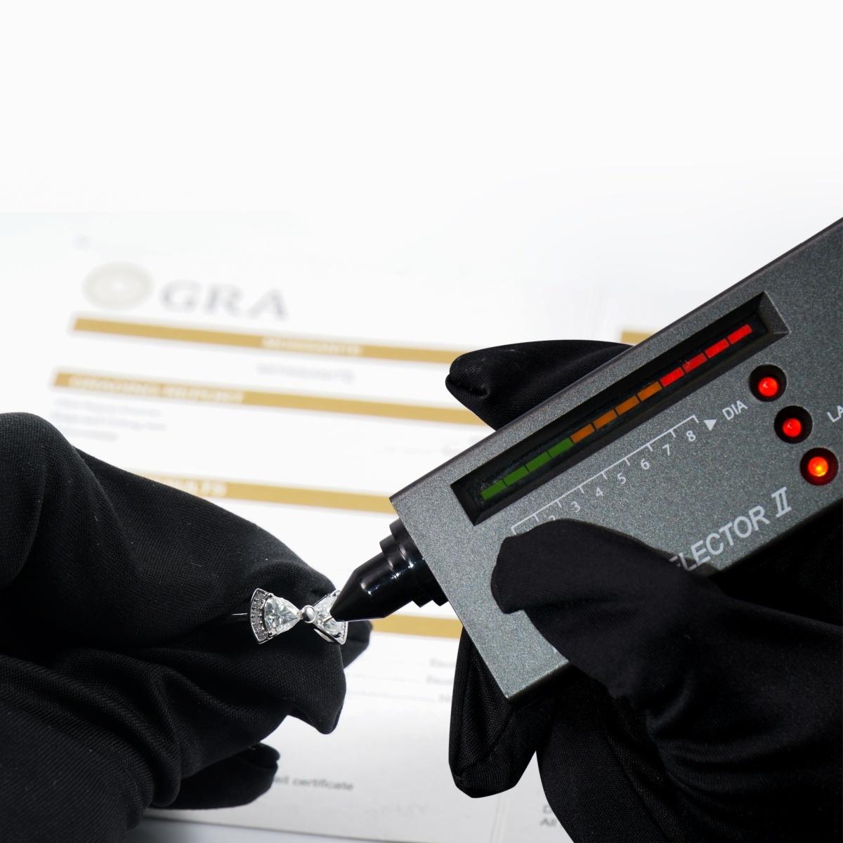 Moissanite 1ct Sweet Bow Ring