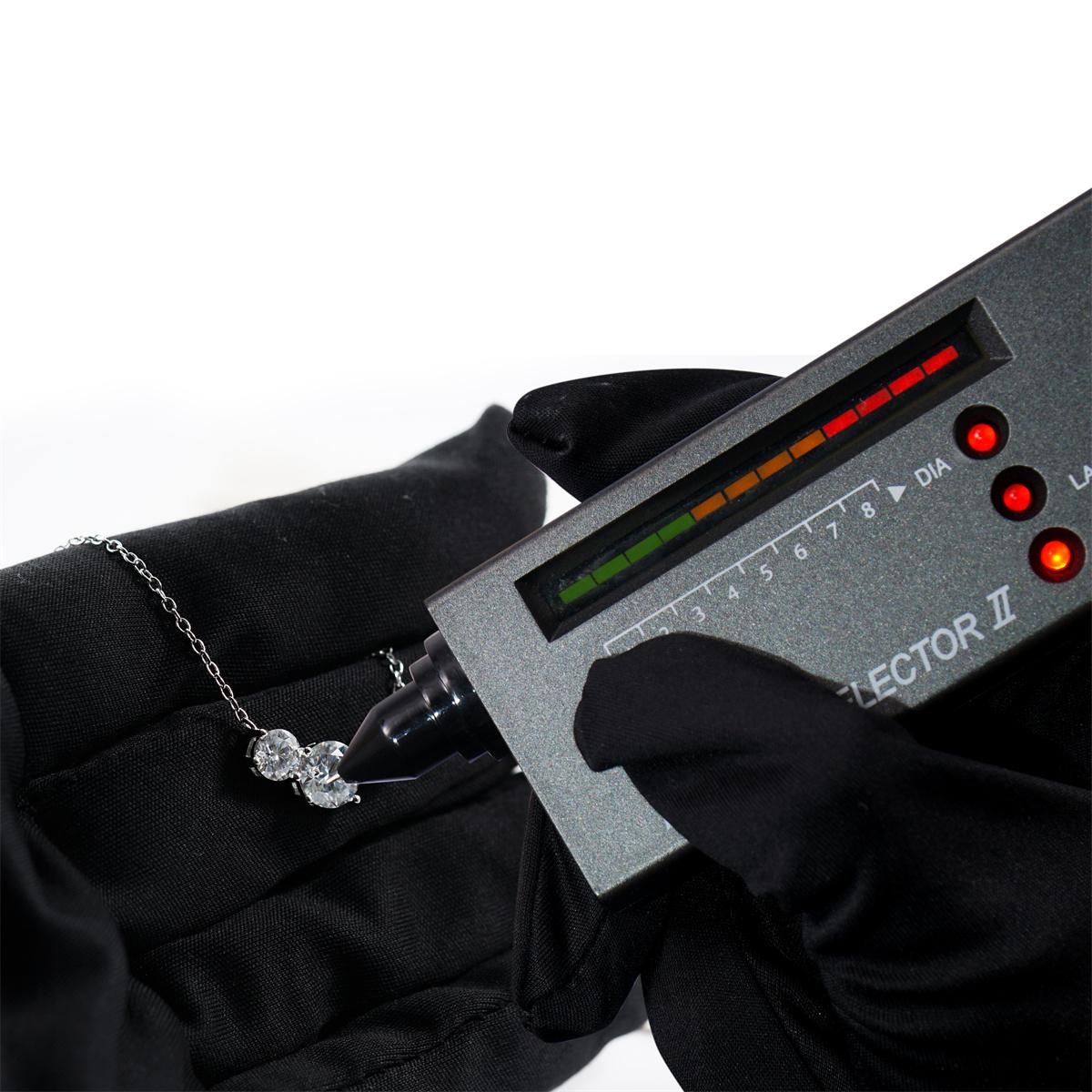 Moissanite 2ct Luminous Trio Three Stone Pendant Necklace