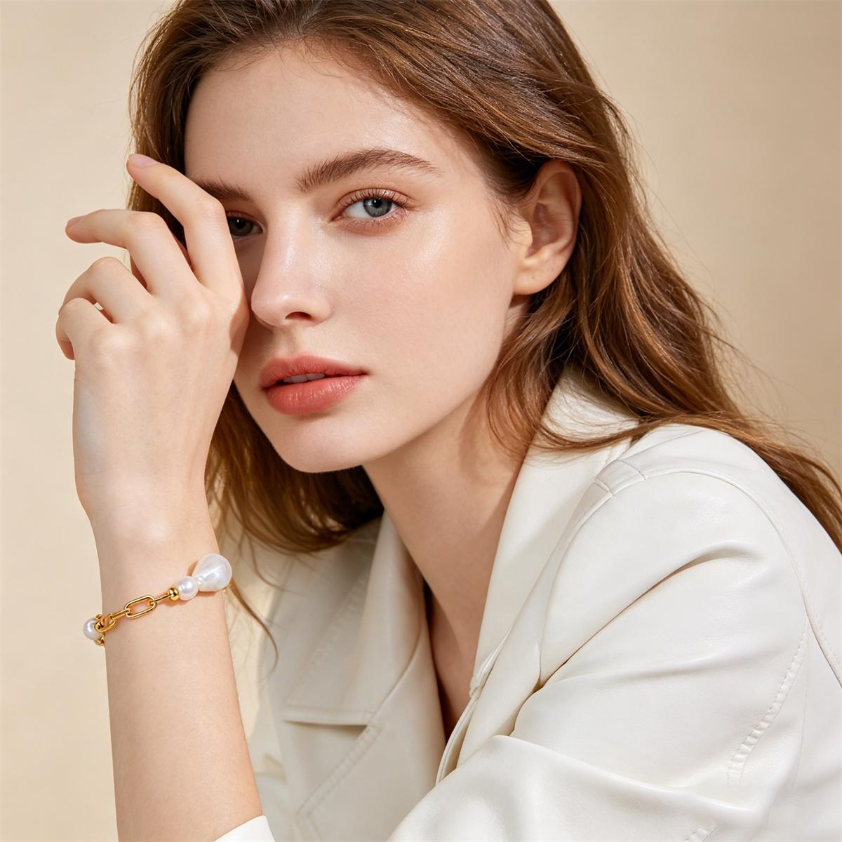 Baroque Charm Link Bracelet