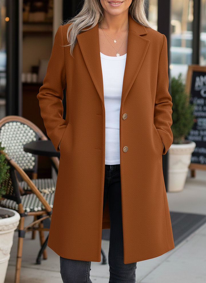CLEARANCE SALE🔥WOMEN'S ELEGANT WOOL-BLEND LONG COAT