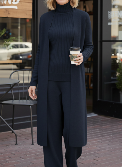 CLEARANCE SALE🔥WOMEN'S ELEGANT WOOL-BLEND KNIT 3-PIECE SET