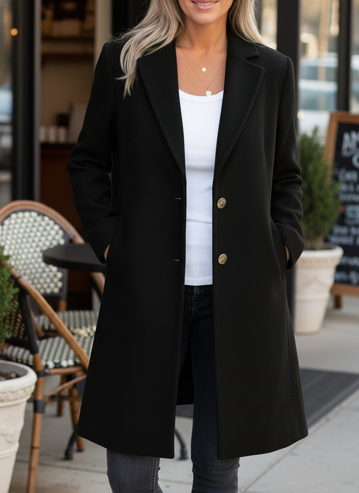 CLEARANCE SALE🔥WOMEN'S ELEGANT WOOL-BLEND LONG COAT