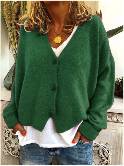 🔥ONLY 36 LEFT IN STOCK-WOMEN COTTON ROUND NECK WOOLEN LONG SLEEVE COAT