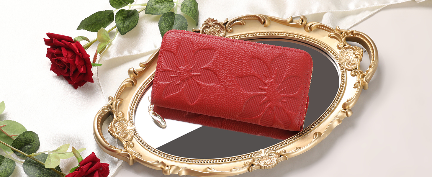 Floral Women&amp;amp;amp;#39;s Wallet Leather