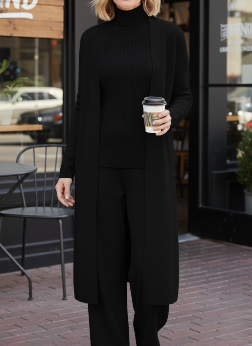 CLEARANCE SALE🔥WOMEN'S ELEGANT WOOL-BLEND KNIT 3-PIECE SET