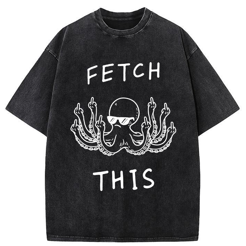 FadedStorm OctoDon't Care Washed T-Shirt