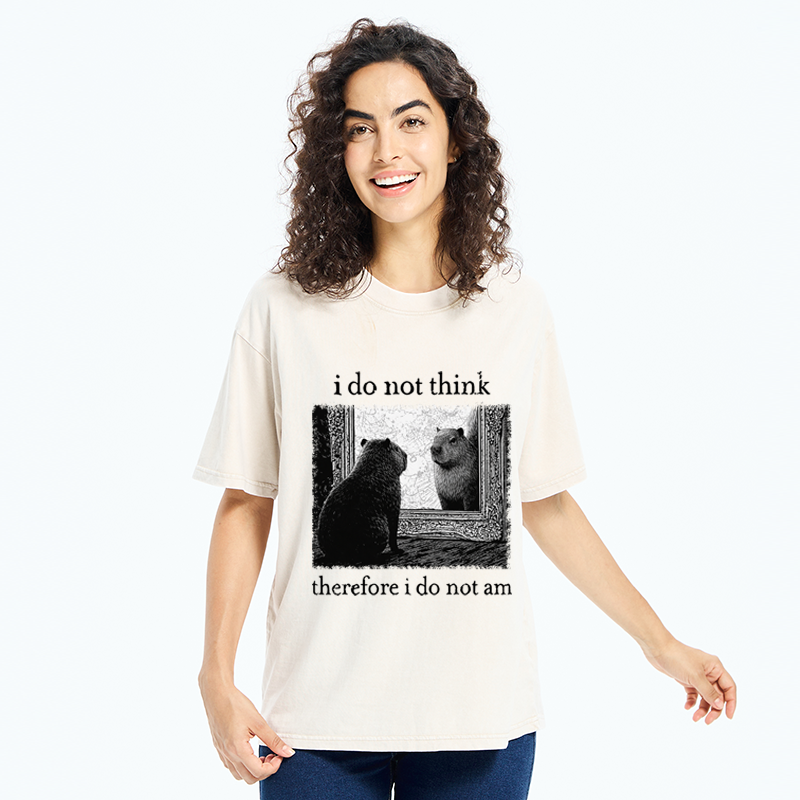  Capybara Paradox Washed T-Shirt