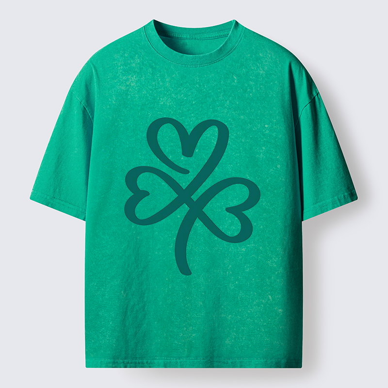  St. Patrick's Day Minimalist Washed T-Shirt