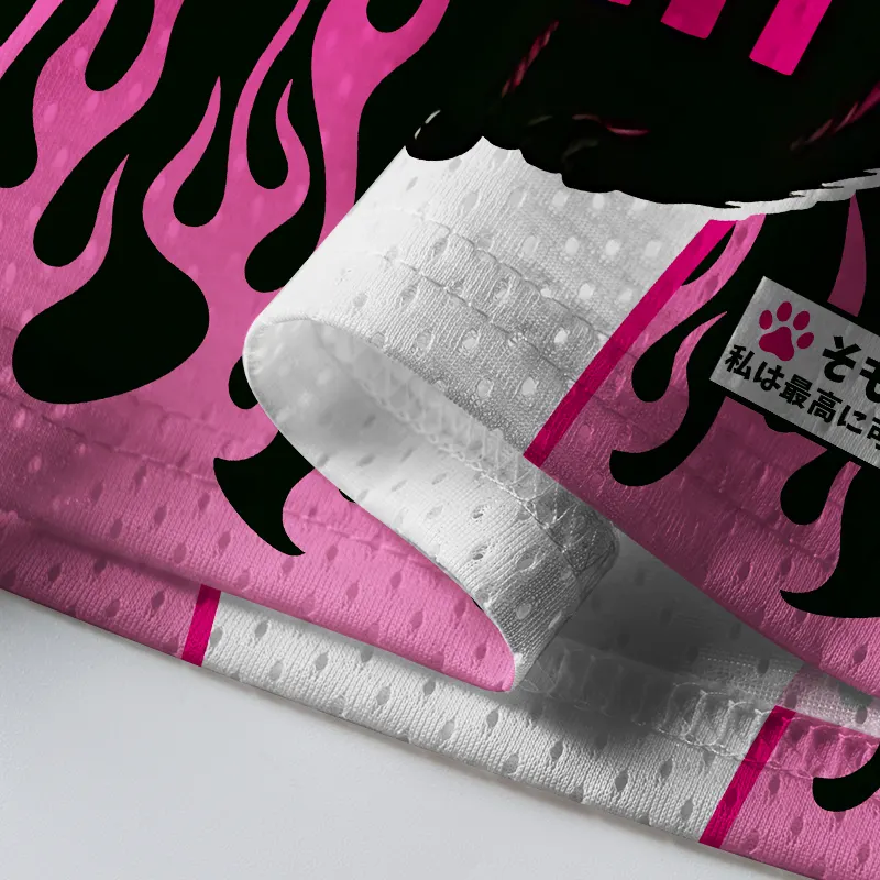  Roaring Black Cat Mesh Jersey