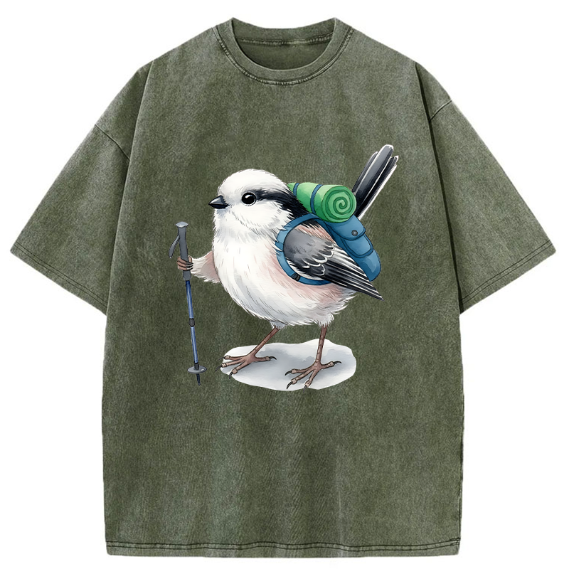 Traveling Titmouse Washed T-Shirt