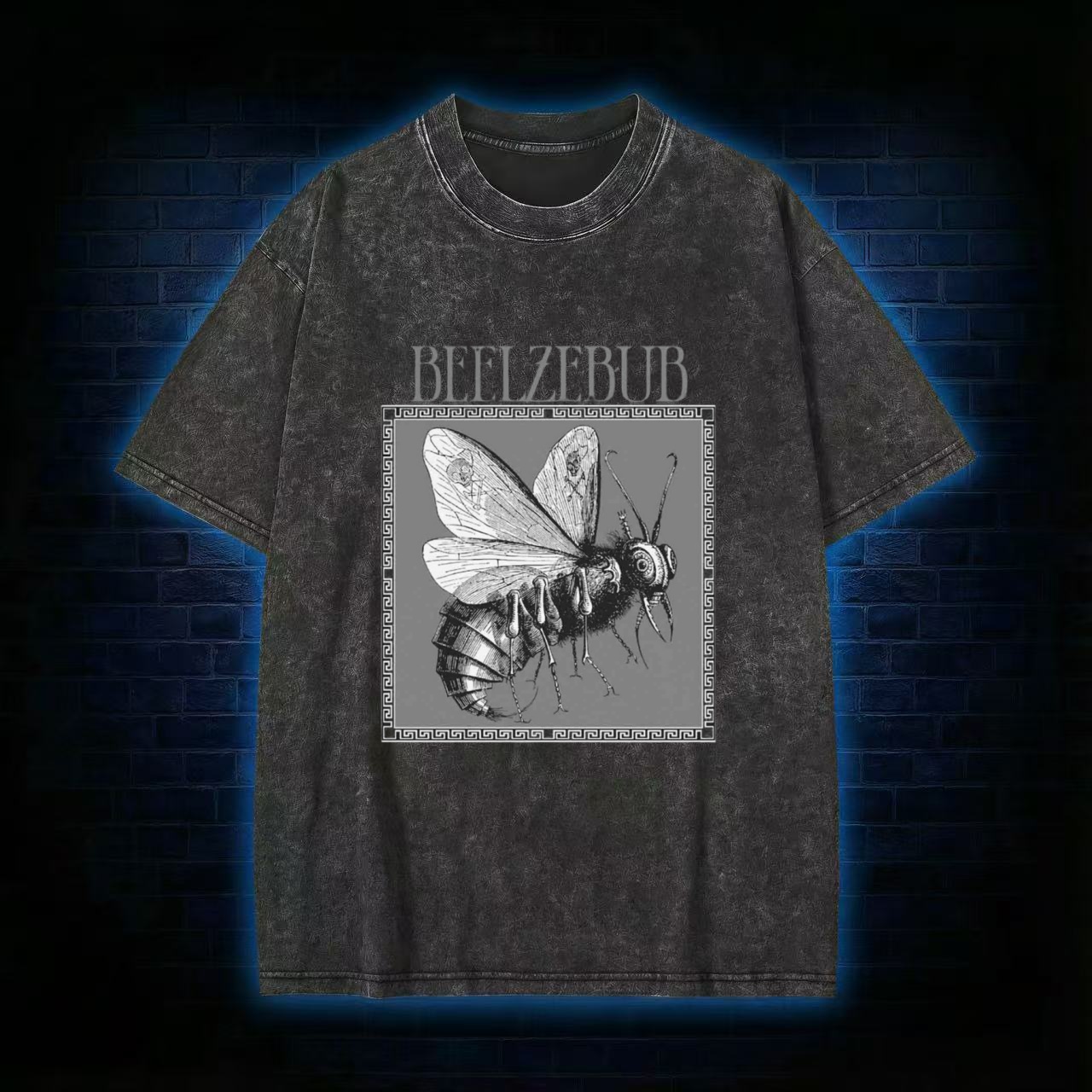 Beelzebub Washed T-shirt