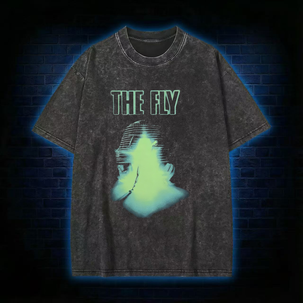 Be Afraid Be Very Afraid Washed T-shirt