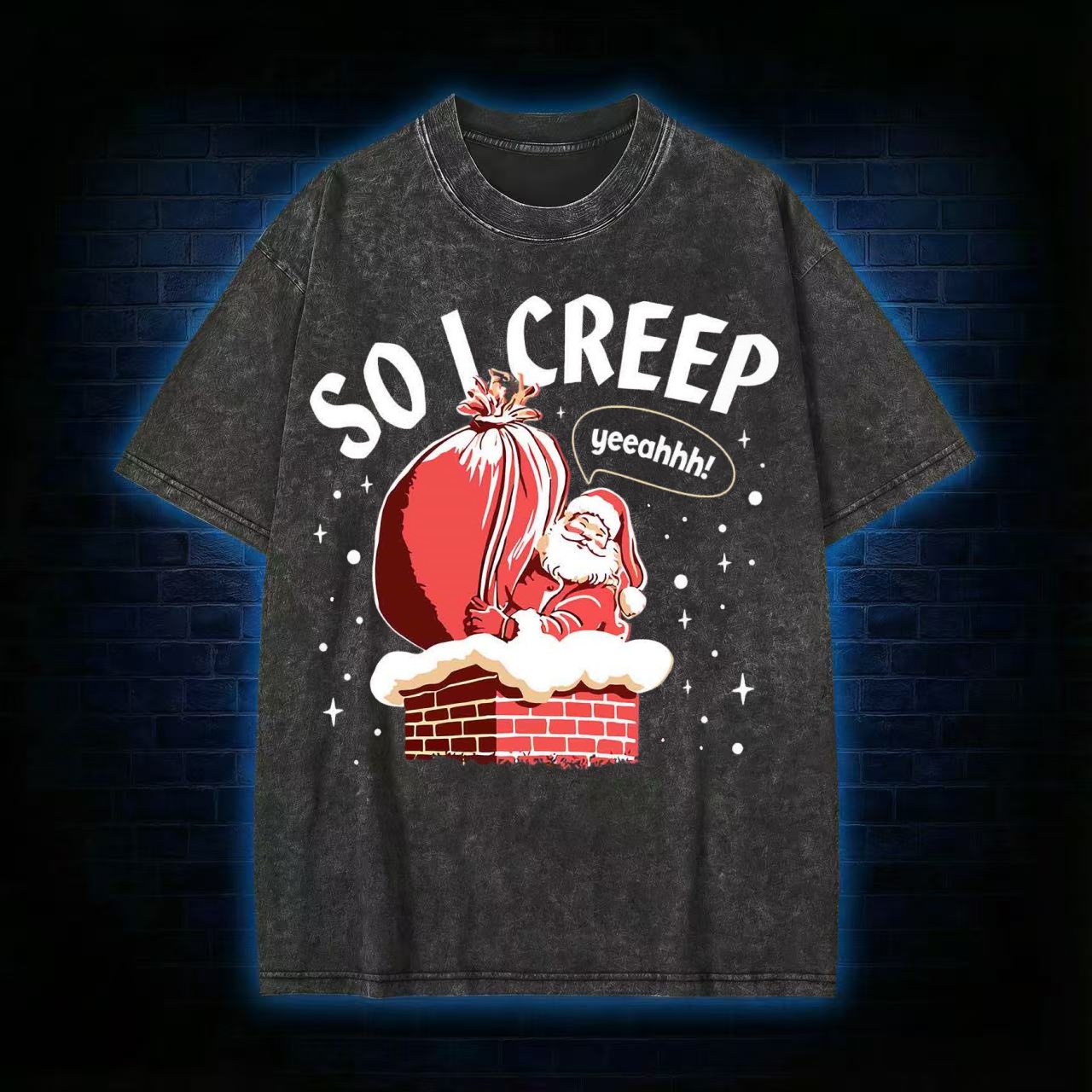 So I Creep Washed T-shirt
