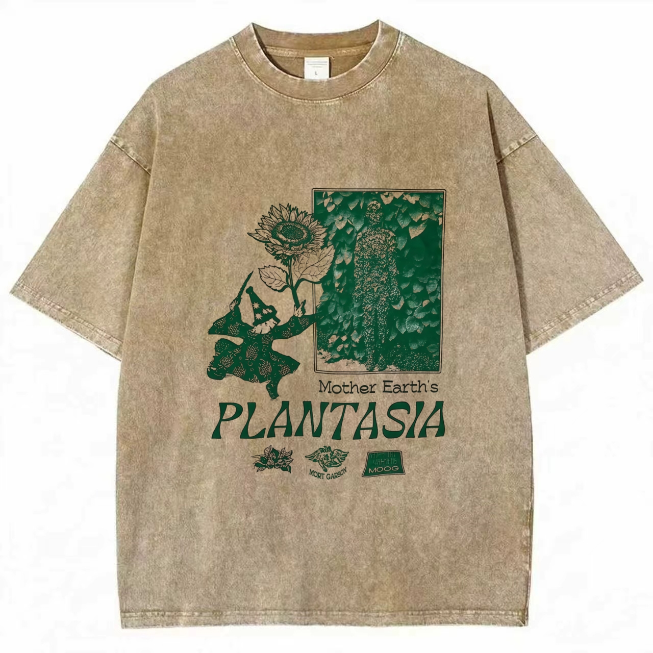 Earth's Plantasia Washed T-shirt