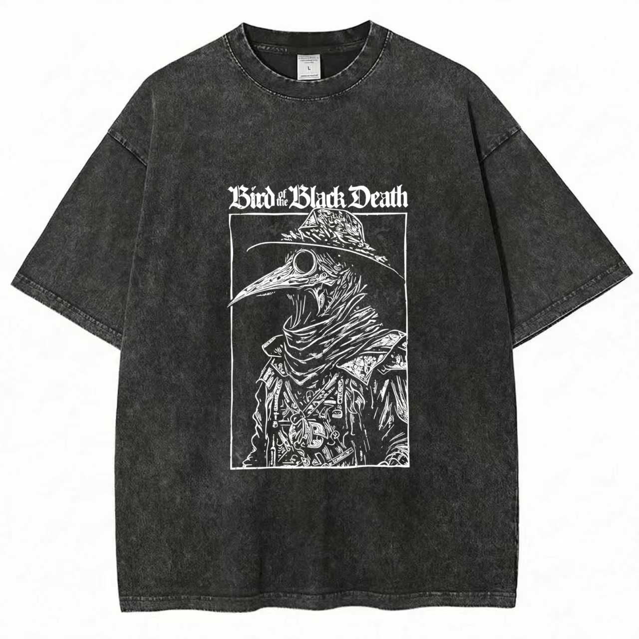 Bird of The Black Death Washed T-shirt