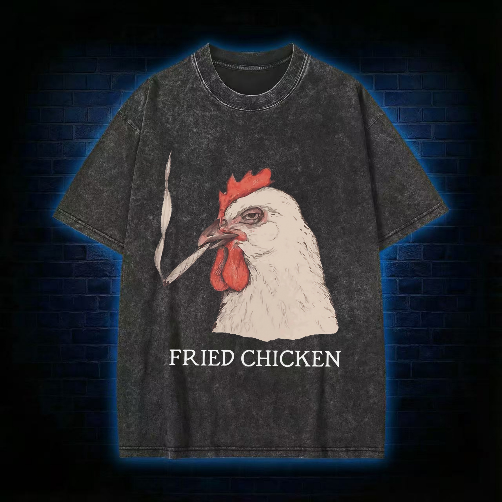 Fried Chicken Washed T-shirt