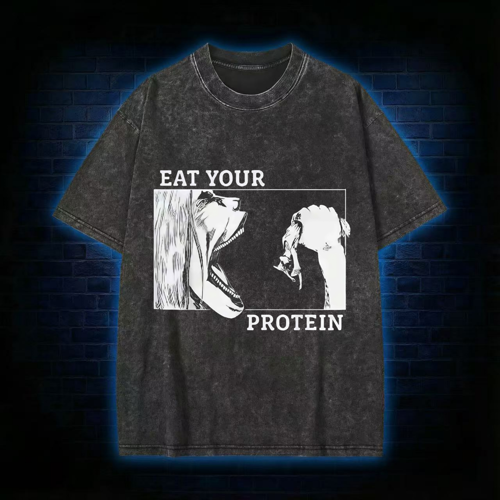 Eat Your Protein Washed T-shirt