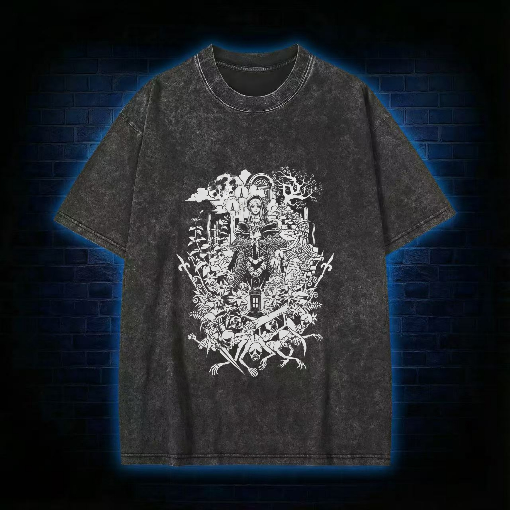 Hello Good Hunter Washed T-shirt