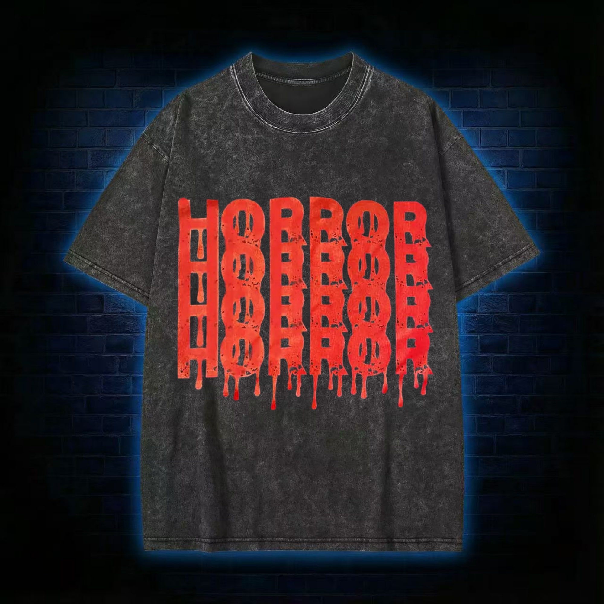 Horror Washed T-shirt