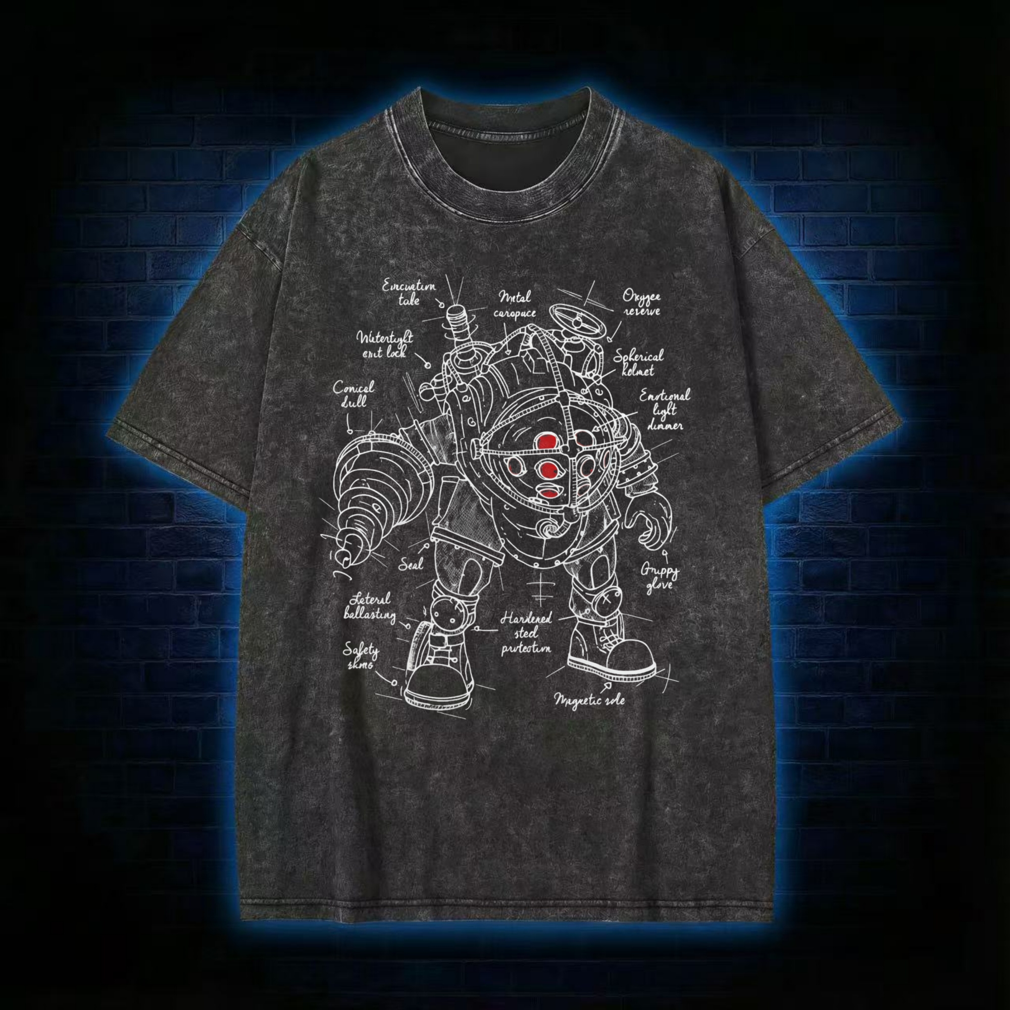 Deep-Sea Armor Washed T-shirt