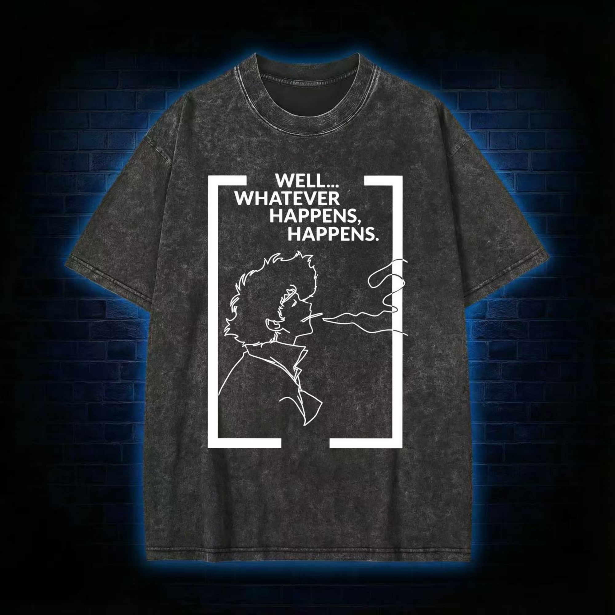 Whatever Happens Happens Washed T-shirt