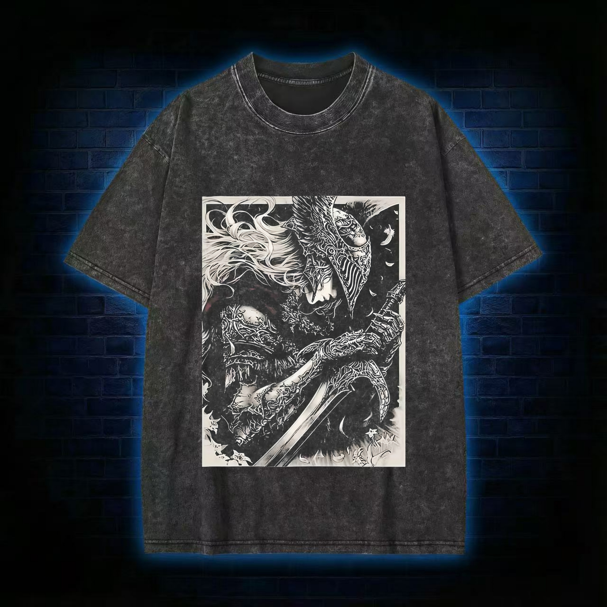 I Have Never Known Defeat Washed T-shirt