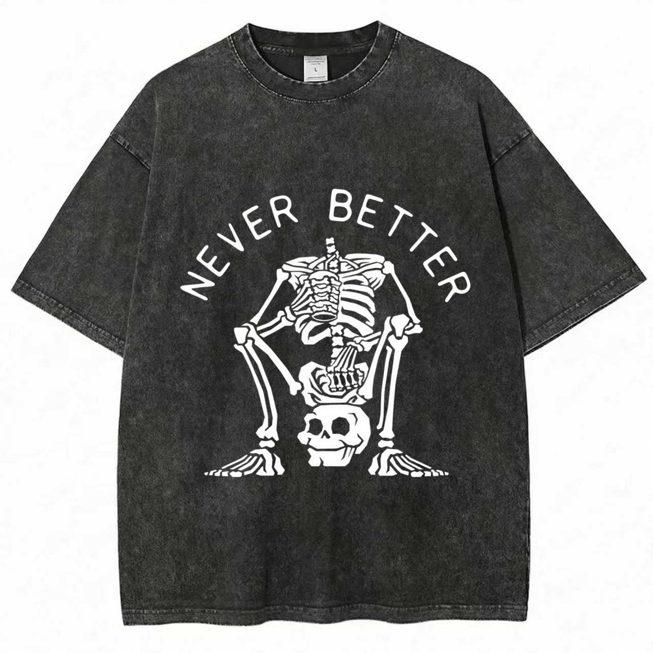 Never Better Graphic Washed T-shirt