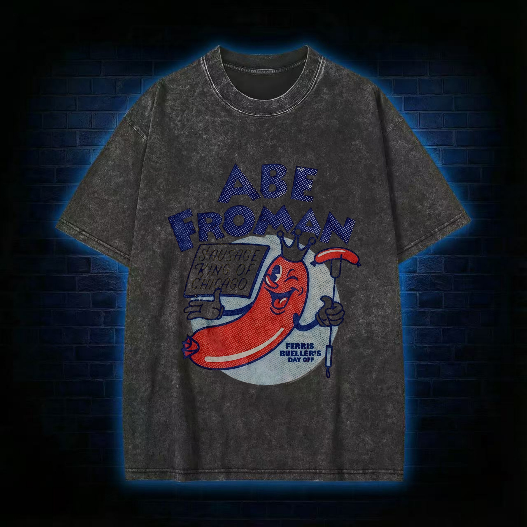 Sausage King Of Chicago Washed T-shirt